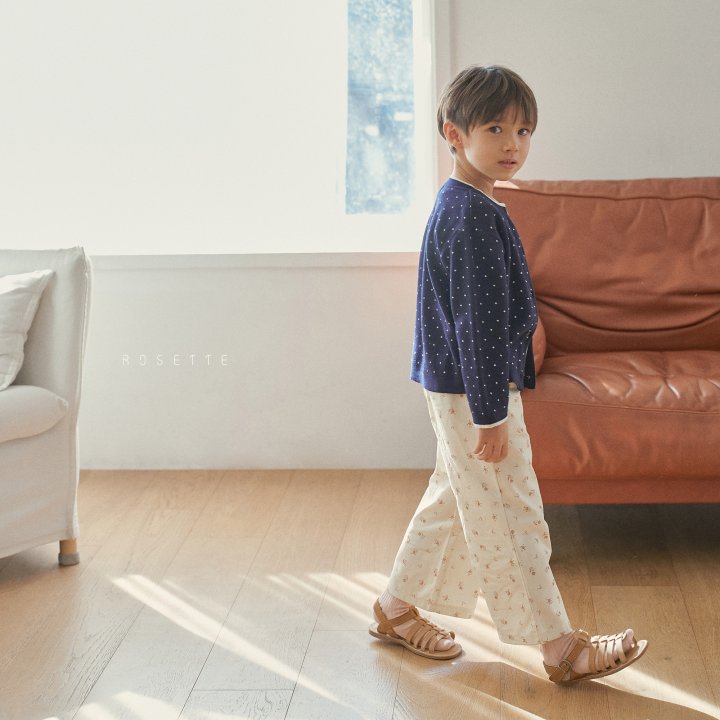 Rosette - Korean Children Fashion - #magicofchildhood - Floral Pants - 7