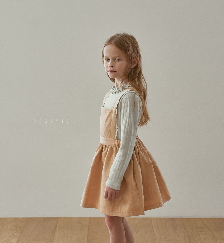 Rosette - Korean Children Fashion - #littlefashionista - Carmen Suspenders Skirt - 4