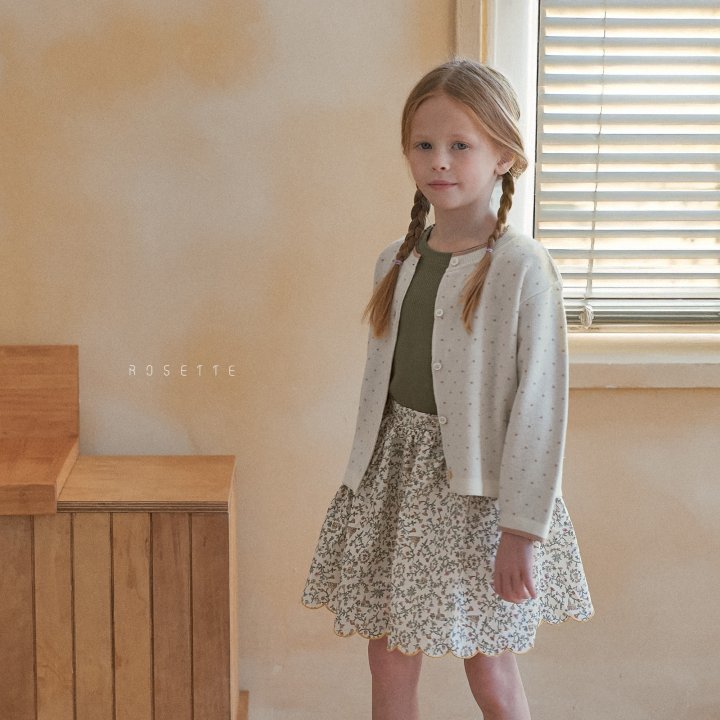 Rosette - Korean Children Fashion - #minifashionista - Scarlet Skirt - 9