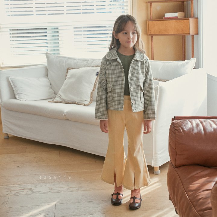 Rosette - Korean Children Fashion - #prettylittlegirls - Peach Pants - 8