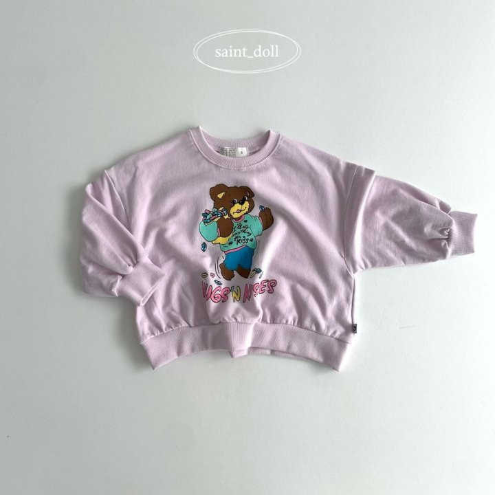 Saint Doll - Korean Children Fashion - #Kfashion4kids - Hug Bear Sweatshirts - 2