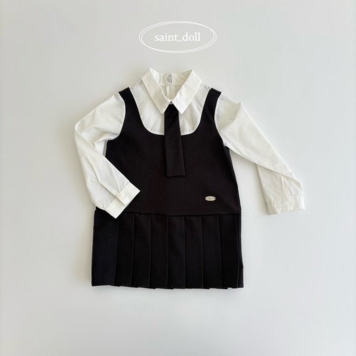 Saint Doll - Korean Children Fashion - #Kfashion4kids - Tie One-piece