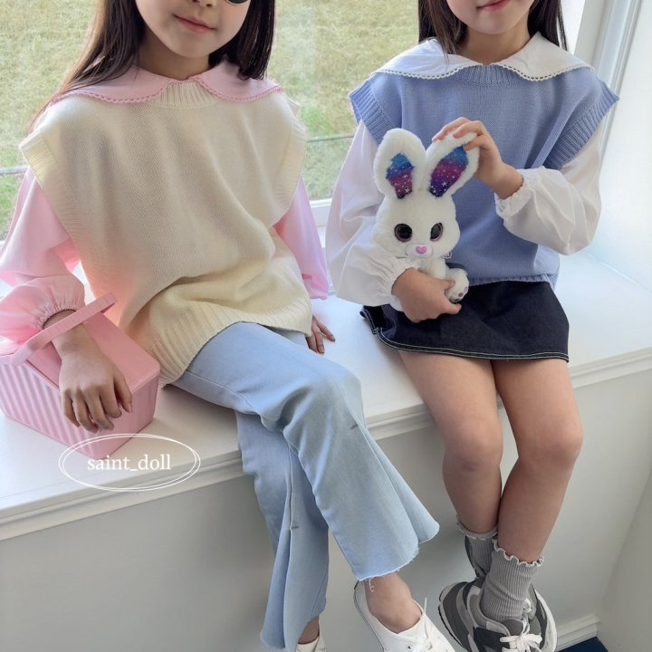 Saint Doll - Korean Children Fashion - #Kfashion4kids - Pastel Knit Vest - 10