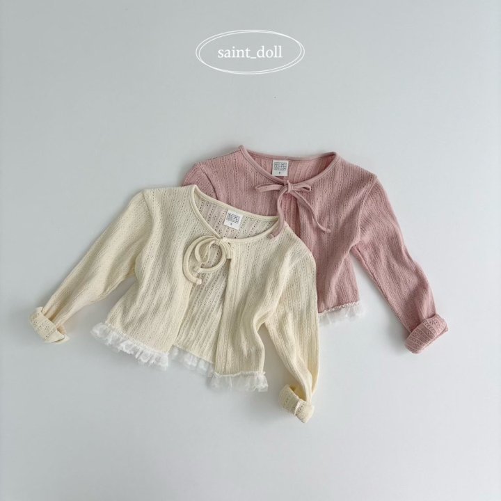 Saint Doll - Korean Children Fashion - #childofig - Frill Cardigan
