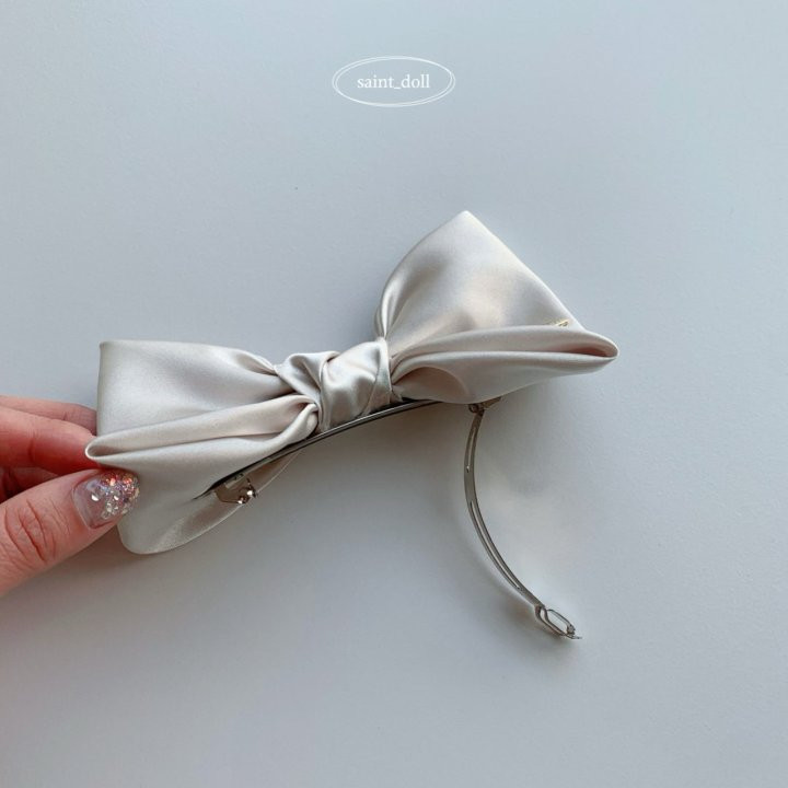 Saint Doll - Korean Children Fashion - #childofig - Big Ribbon Automatic Pin - 2