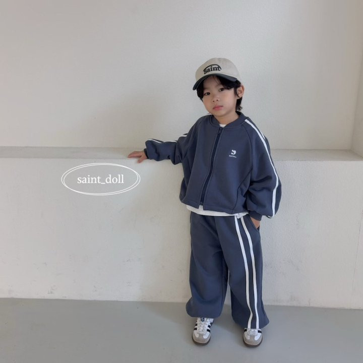 Saint Doll - Korean Children Fashion - #childofig - Two-line Track Pants - 8