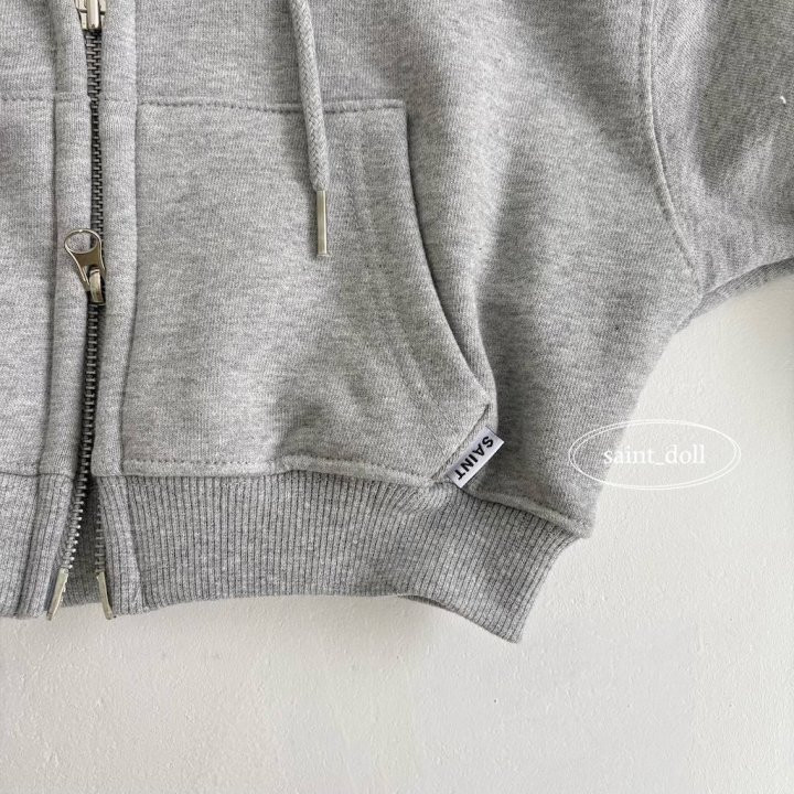 Saint Doll - Korean Children Fashion - #childofig - Two-way Short Hooded Zip-up - 6
