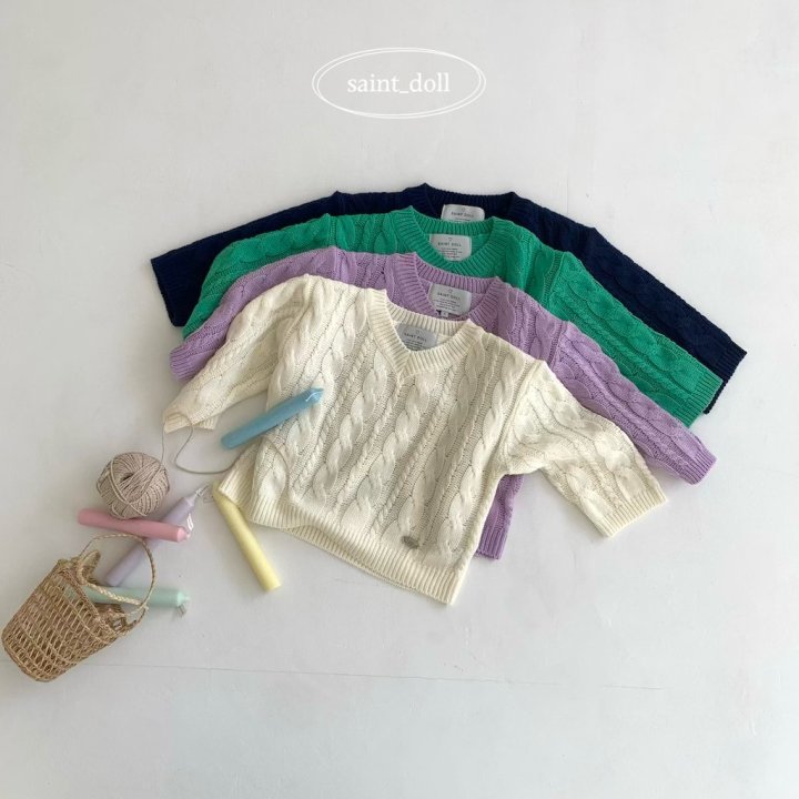 Saint Doll - Korean Children Fashion - #childofig - Twisted Knit