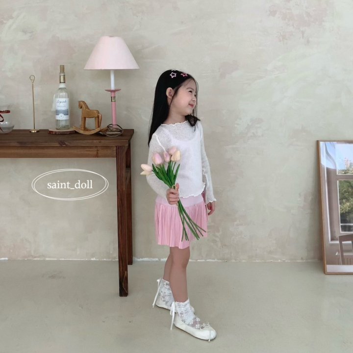 Saint Doll - Korean Children Fashion - #childofig - Knit Boat Neck Tee - 8