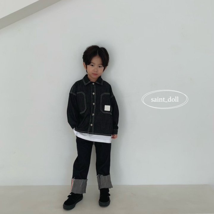 Saint Doll - Korean Children Fashion - #childrensboutique - Tape Roll-up Pants - 8