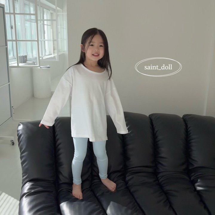 Saint Doll - Korean Children Fashion - #childrensboutique - Side Slit Long Sleeve Tee - 10