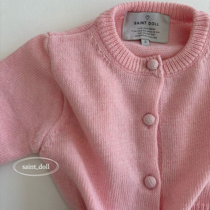 Saint Doll - Korean Children Fashion - #childrensboutique - Bean Button Cardigan - 4