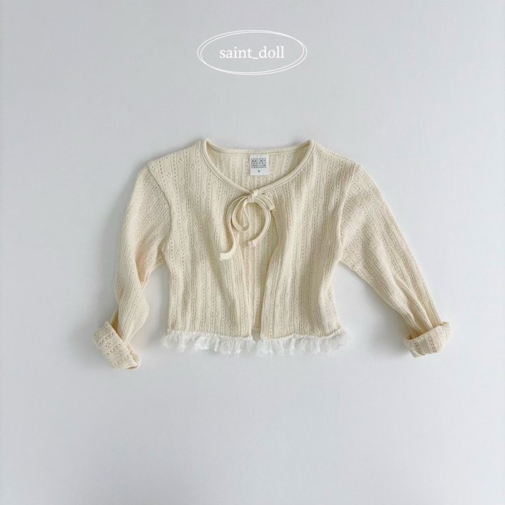 Saint Doll - Korean Children Fashion - #designkidswear - Frill Cardigan - 3