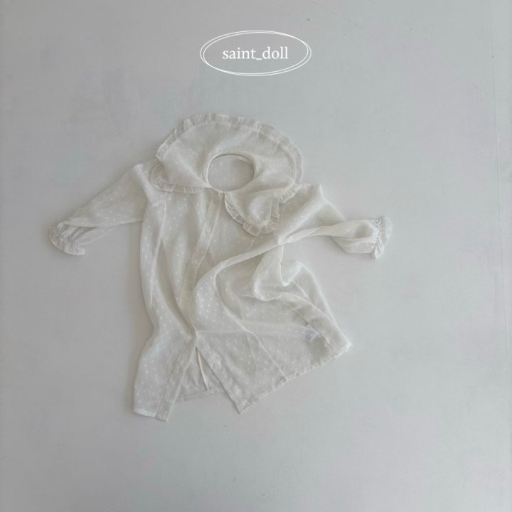 Saint Doll - Korean Children Fashion - #designkidswear - Dot Chiffon One-piece - 3