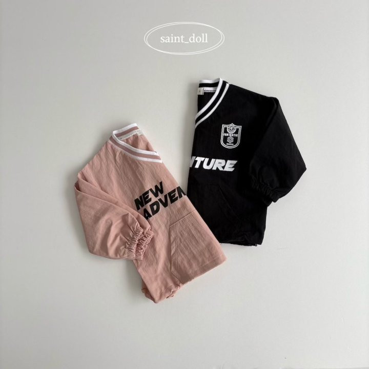 Saint Doll - Korean Children Fashion - #designkidswear - Block Core Sweatshirts