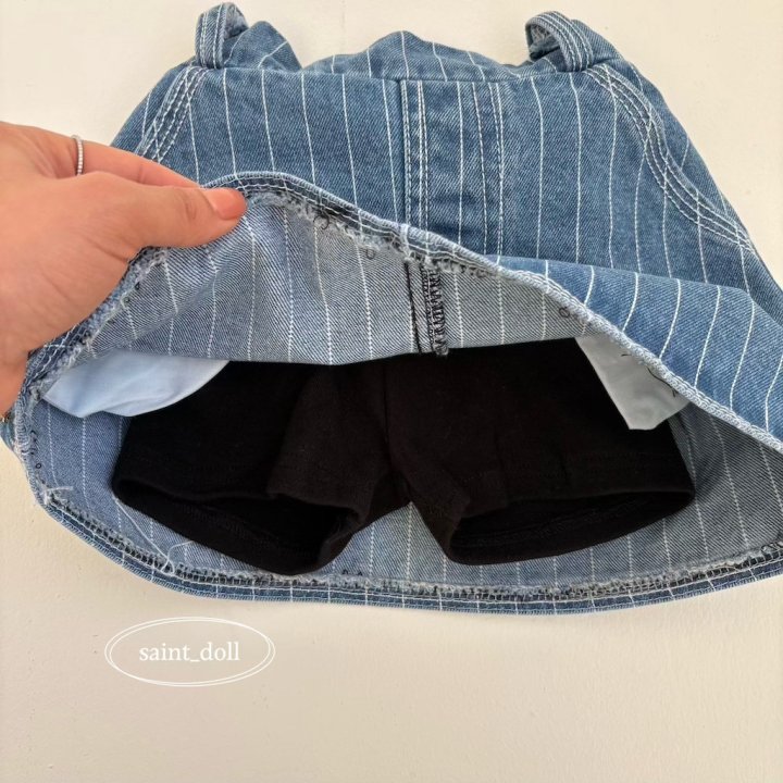 Saint Doll - Korean Children Fashion - #designkidswear - ST Denim Skirt - 3