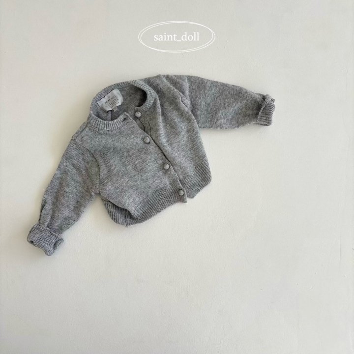 Saint Doll - Korean Children Fashion - #discoveringself - Bean Button Cardigan - 5