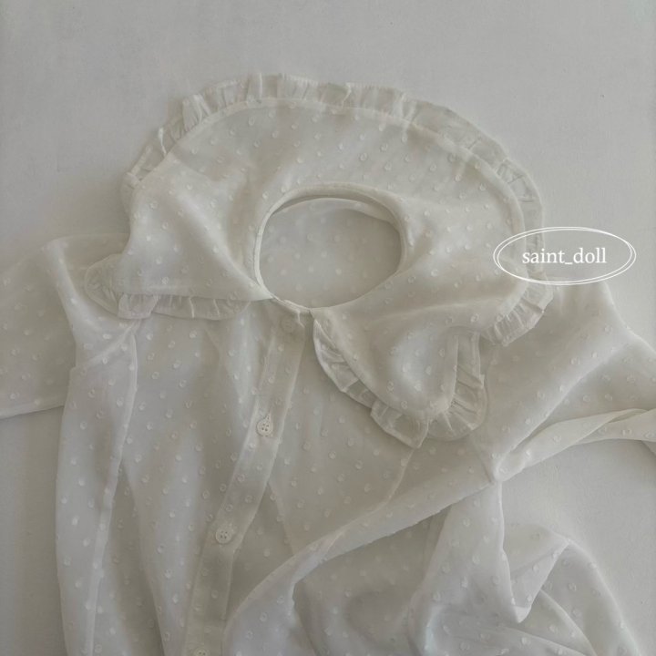 Saint Doll - Korean Children Fashion - #designkidswear - Dot Chiffon One-piece - 4
