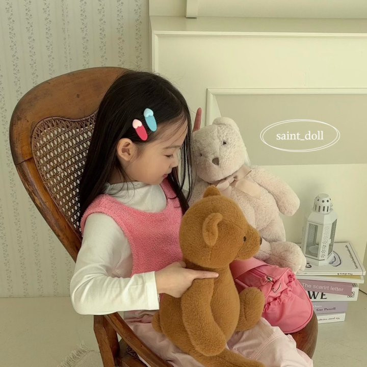 Saint Doll - Korean Children Fashion - #discoveringself - Heart Pin - 7