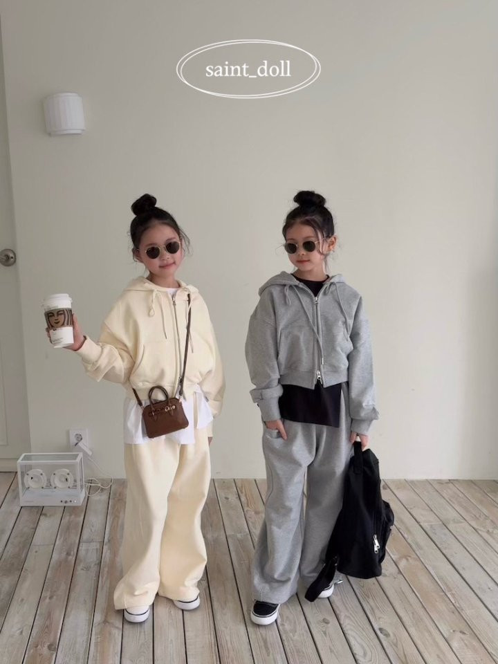 Saint Doll - Korean Children Fashion - #discoveringself - Two-way Short Hooded Zip-up - 9
