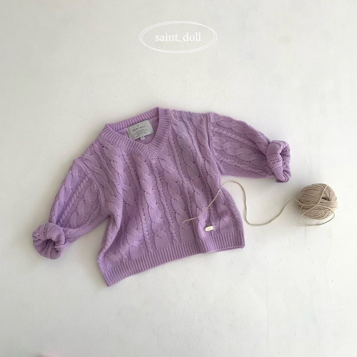 Saint Doll - Korean Children Fashion - #designkidswear - Twisted Knit - 4