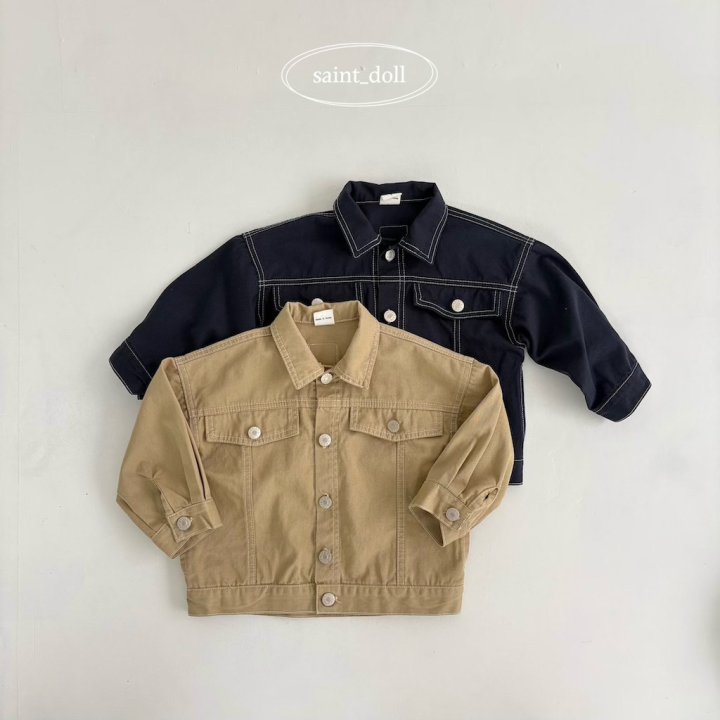 Saint Doll - Korean Children Fashion - #fashionkids - Henry Cotton Jacket
