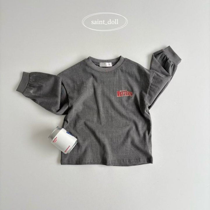 Saint Doll - Korean Children Fashion - #discoveringself - Meral Loose Fit Tee - 4