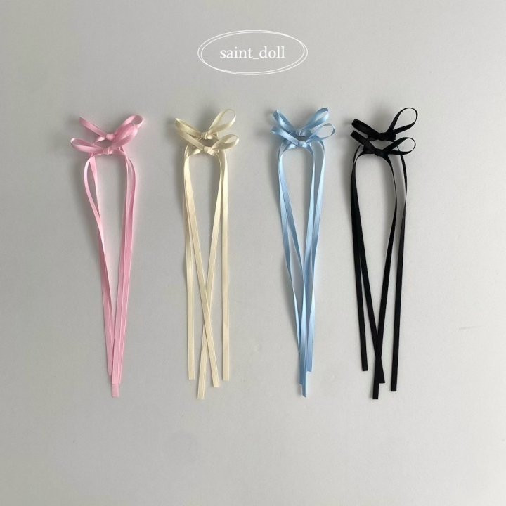 Saint Doll - Korean Children Fashion - #fashionkids - Tail Ribbon Pin Set