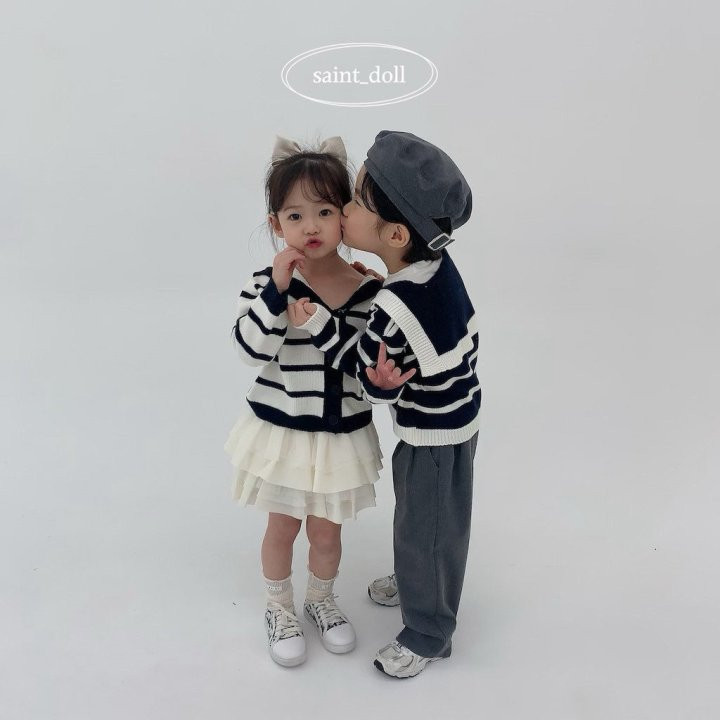 Saint Doll - Korean Children Fashion - #kidsshorts - Big Ribbon Automatic Pin - 8