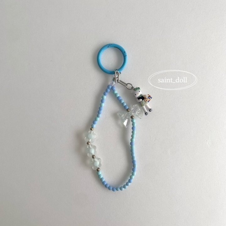 Saint Doll - Korean Children Fashion - #fashionkids - Kitty Beads Keyring - 4