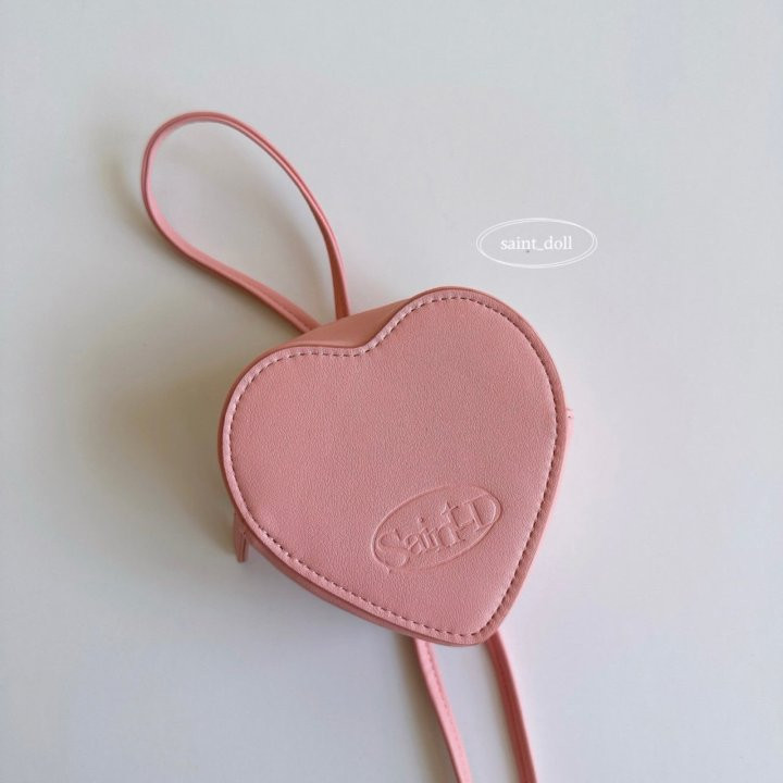 Saint Doll - Korean Children Fashion - #kidsshorts - Heart Bag - 3