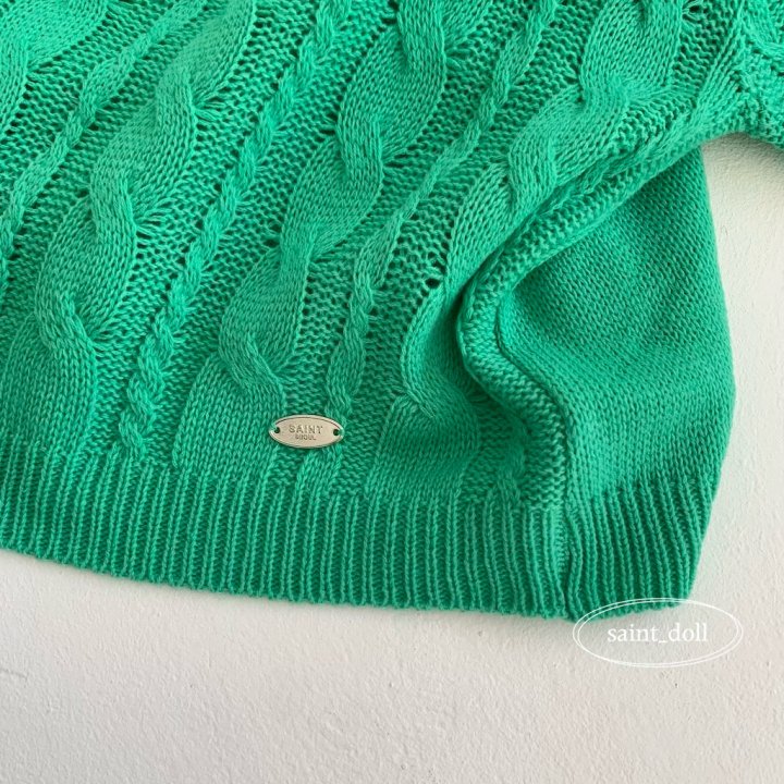 Saint Doll - Korean Children Fashion - #kidsshorts - Twisted Knit - 6