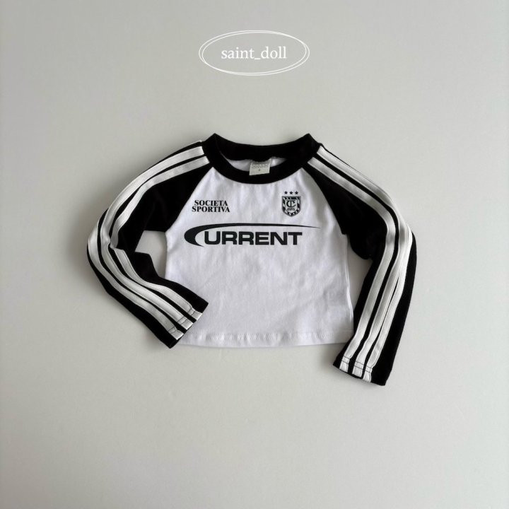 Saint Doll - Korean Children Fashion - #kidsshorts - Uniform Crop Tee - 2