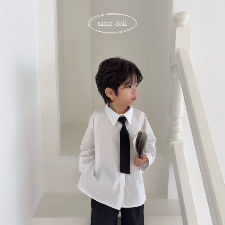 Saint Doll - Korean Children Fashion - #kidsshorts - Overfit Shirt - 9