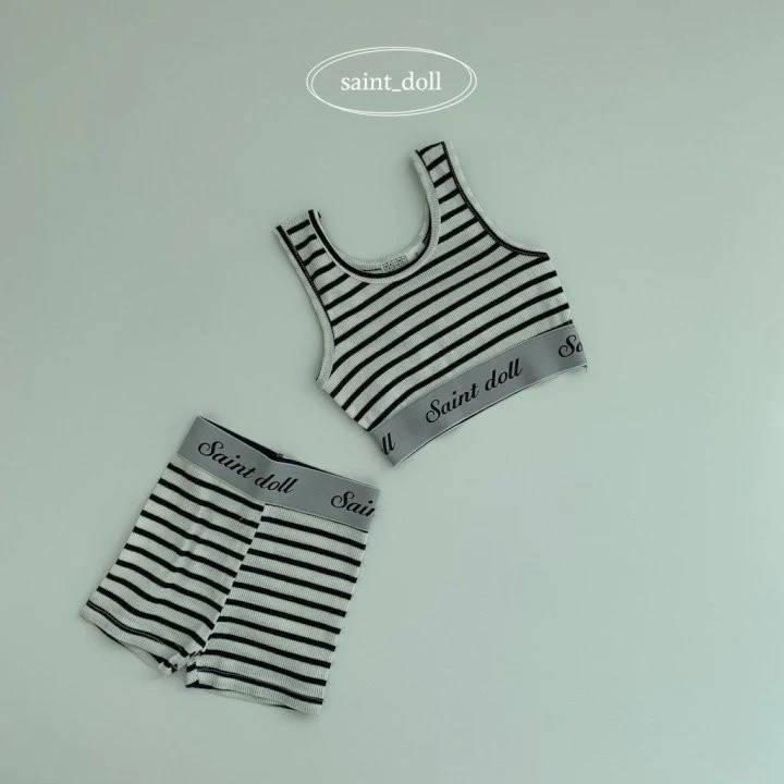Saint Doll - Korean Children Fashion - #kidsstore - Saint Banding Tank Top - 5