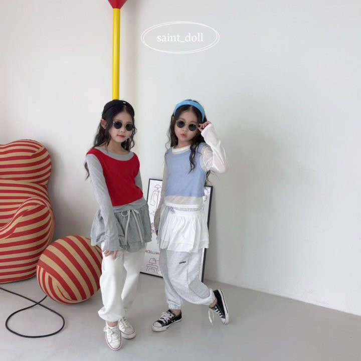 Saint Doll - Korean Children Fashion - #kidsstore - Layered Tee - 6