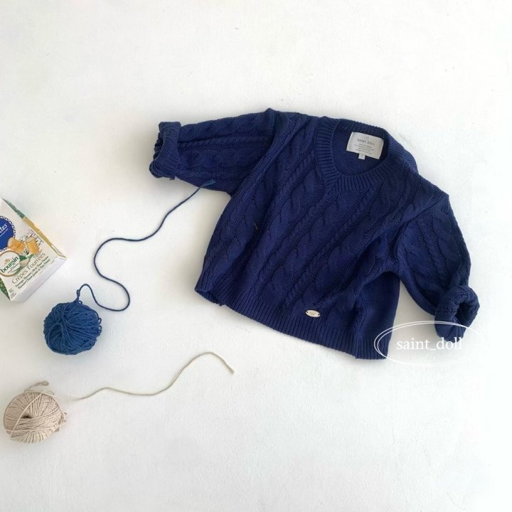 Saint Doll - Korean Children Fashion - #kidsstore - Twisted Knit - 7
