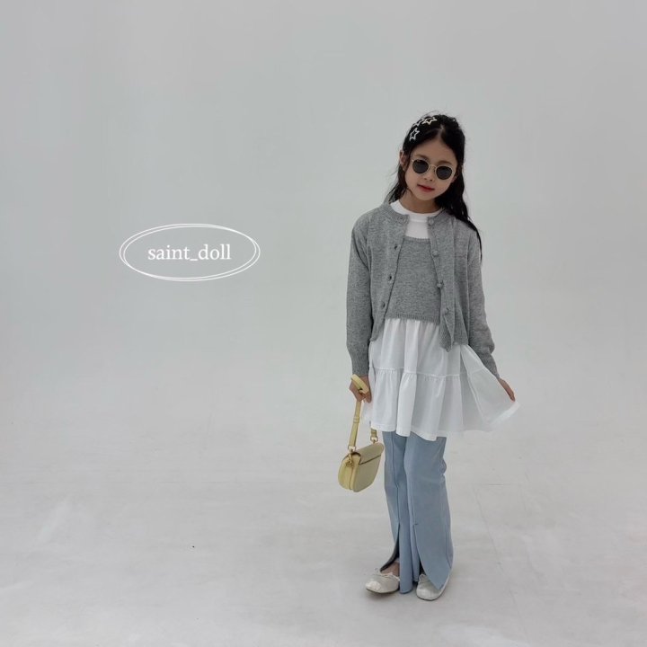 Saint Doll - Korean Children Fashion - #kidzfashiontrend - Bean Button Cardigan - 9