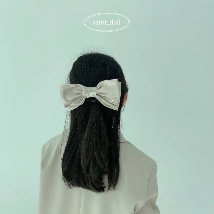 Saint Doll - Korean Children Fashion - #kidzfashiontrend - Big Ribbon Automatic Pin - 10