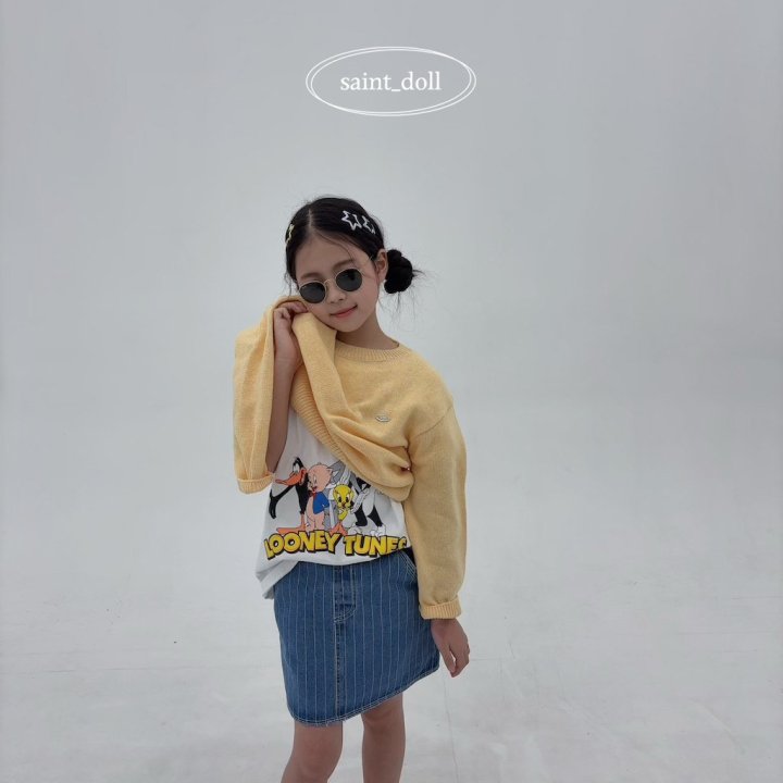 Saint Doll - Korean Children Fashion - #kidzfashiontrend - ST Denim Skirt - 8