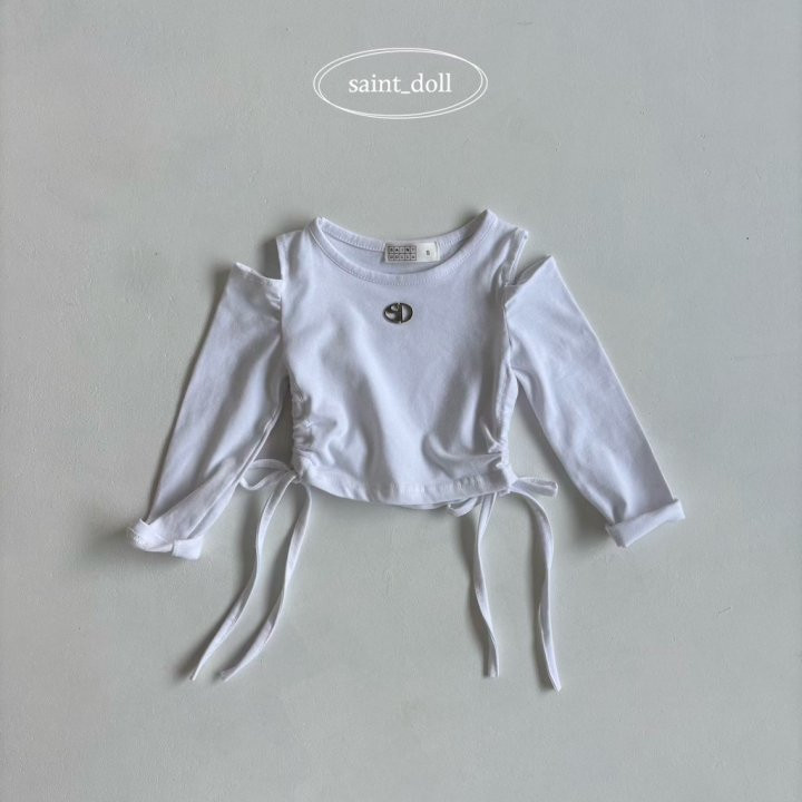 Saint Doll - Korean Children Fashion - #littlefashionista - SD Shoulder Slit Tee - 2