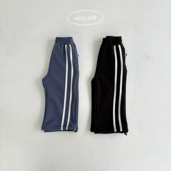 Saint Doll - Korean Children Fashion - #littlefashionista - Two-line Track Pants
