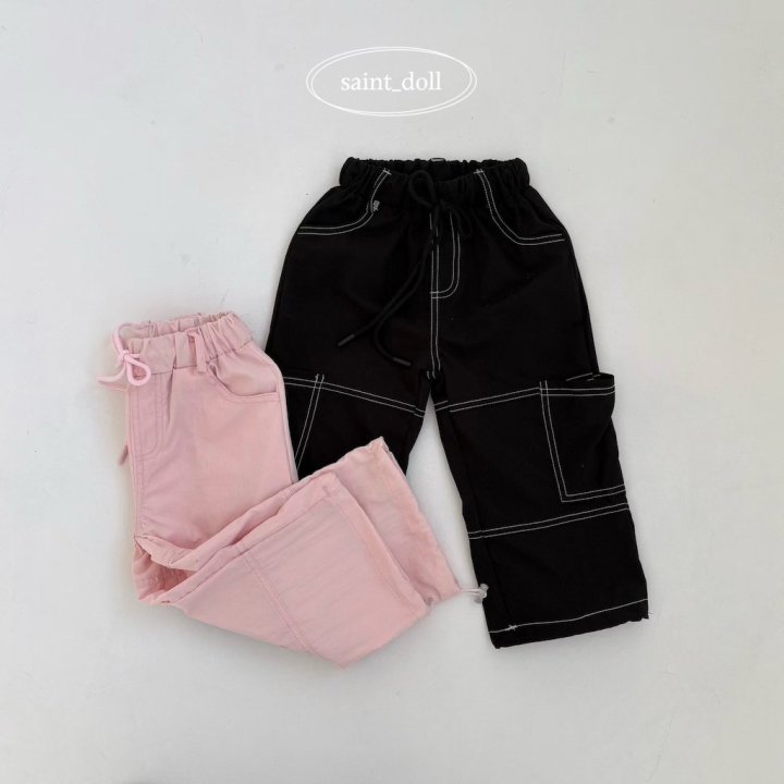 Saint Doll - Korean Children Fashion - #littlefashionista - Pocket Stitch Pants
