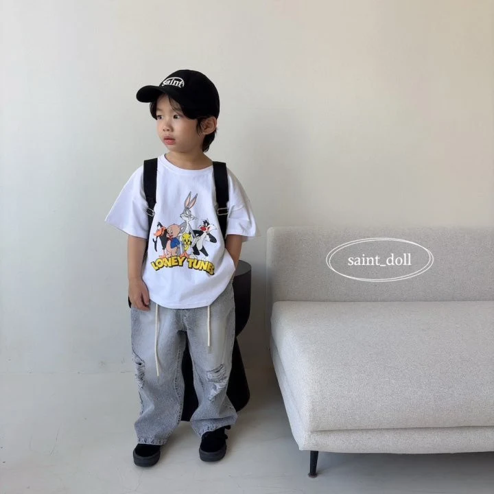 Saint Doll - Korean Children Fashion - #magicofchildhood - Looney Tunes Short Sleeve Tee - 5