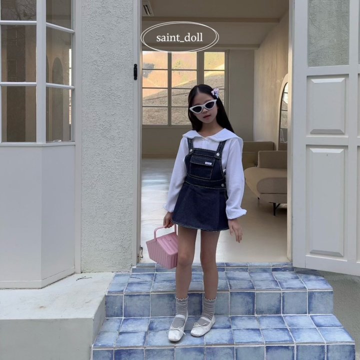 Saint Doll - Korean Children Fashion - #magicofchildhood - Nana Denim Skirt Pants - 10
