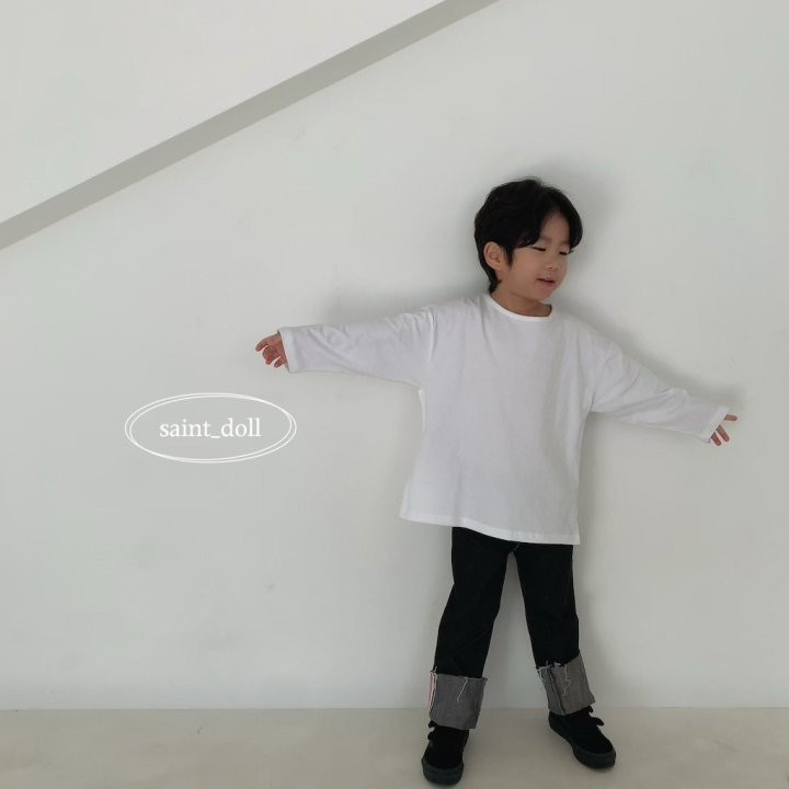 Saint Doll - Korean Children Fashion - #minifashionista - Side Slit Long Sleeve Tee - 6