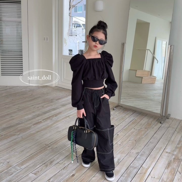 Saint Doll - Korean Children Fashion - #prettylittlegirls - Square Neck Sweatshirts - 10