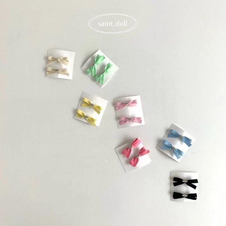 Saint Doll - Korean Children Fashion - #prettylittlegirls - Colored Paper Ribbon Pin Set