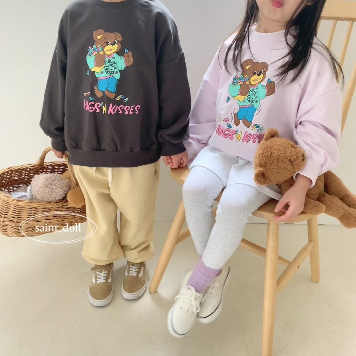 Saint Doll - Korean Children Fashion - #prettylittlegirls - Hug Bear Sweatshirts - 6