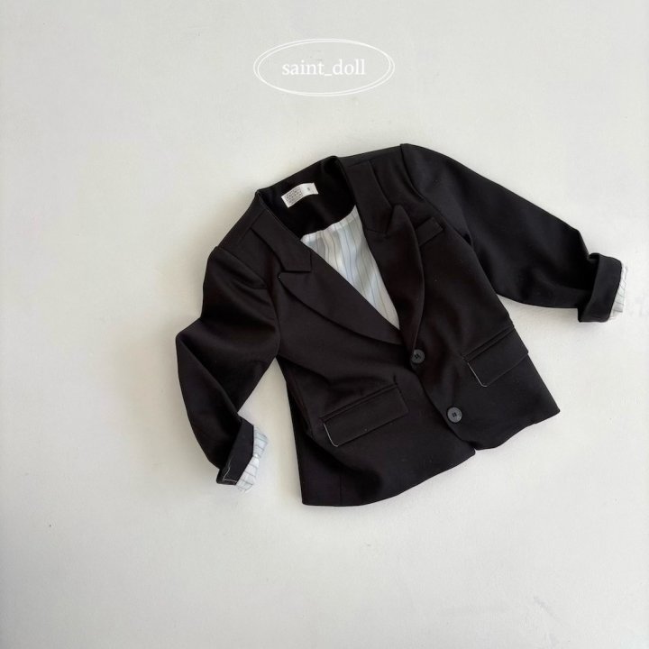 Saint Doll - Korean Children Fashion - #prettylittlegirls - No Collar Jacket - 6